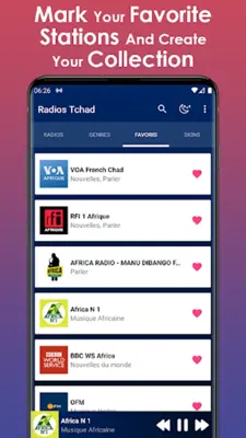 Chad Radios android App screenshot 2